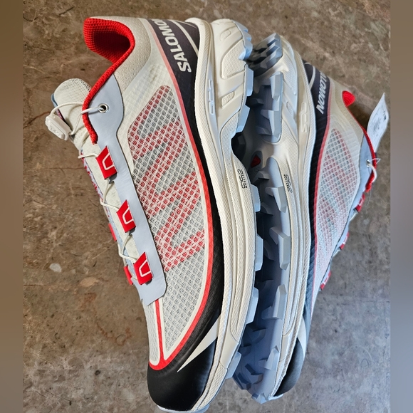 Madhappy X Salomon XT-6 FT cloud white/red trail running shoes men's size 11.5 l - Picture 9 of 14